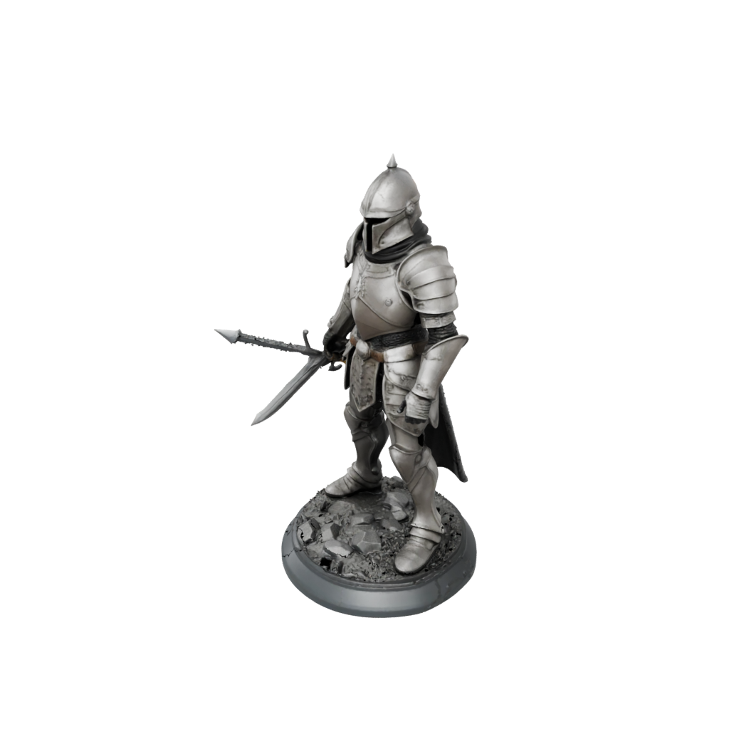 Galaxy Knight In Full Plate Armor