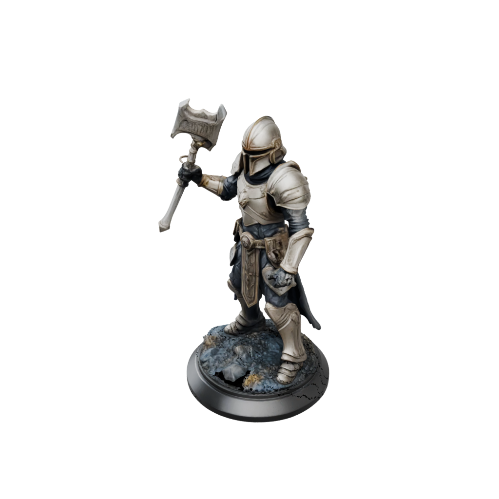 Galaxy Armored Paladin With War Maul