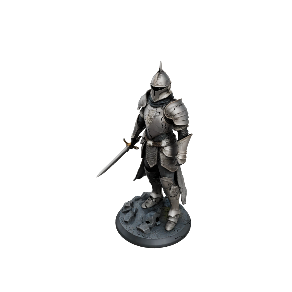 Galaxy Knight In Full Plate Armor