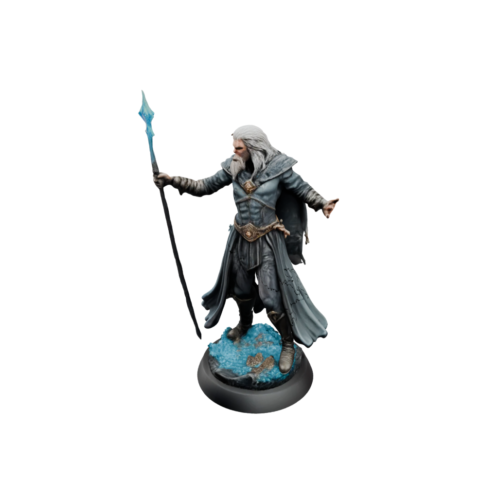 Galaxy Battle Wizard With Staff