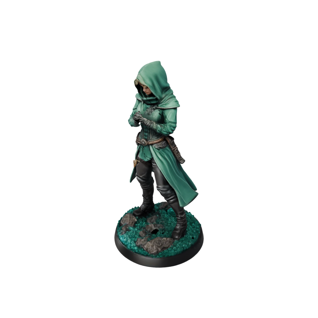 Galaxy Hooded Rogue With Daggers