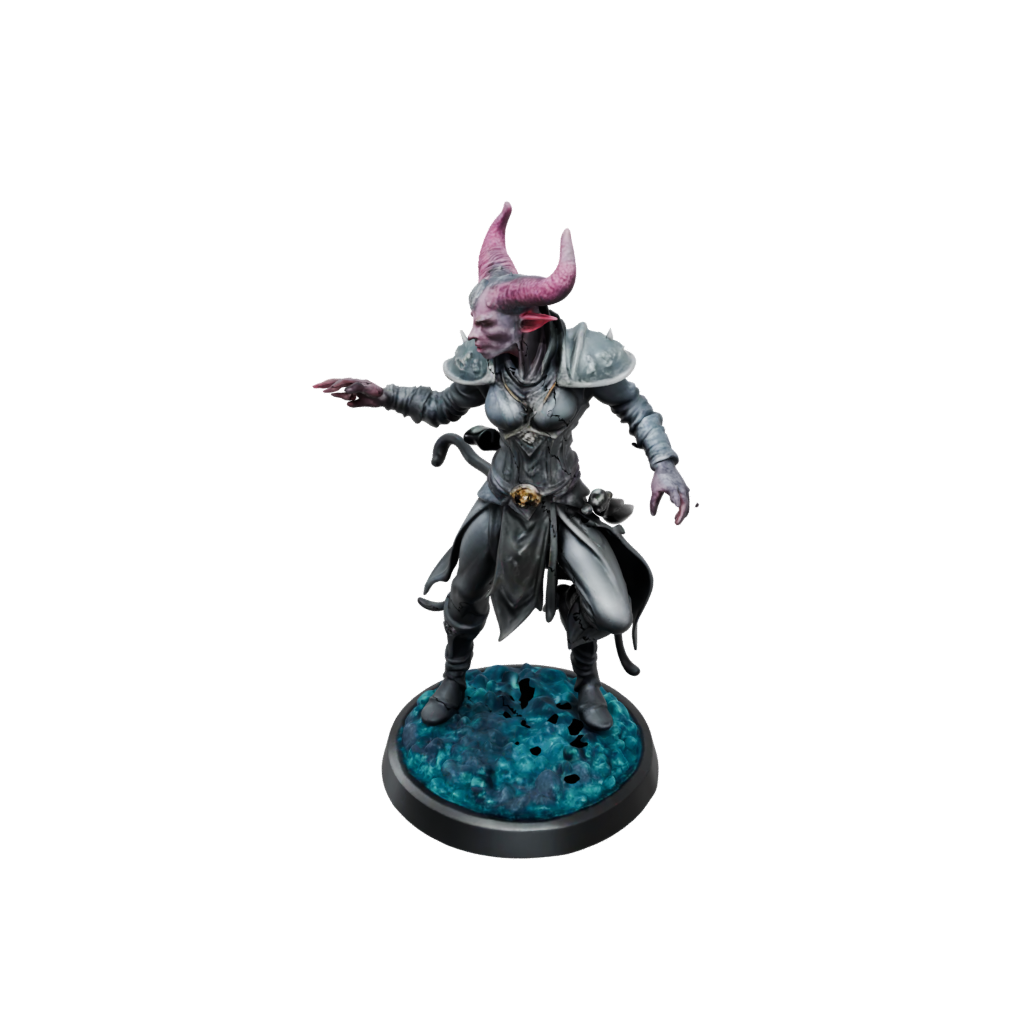Galaxy Tiefling Warlock
