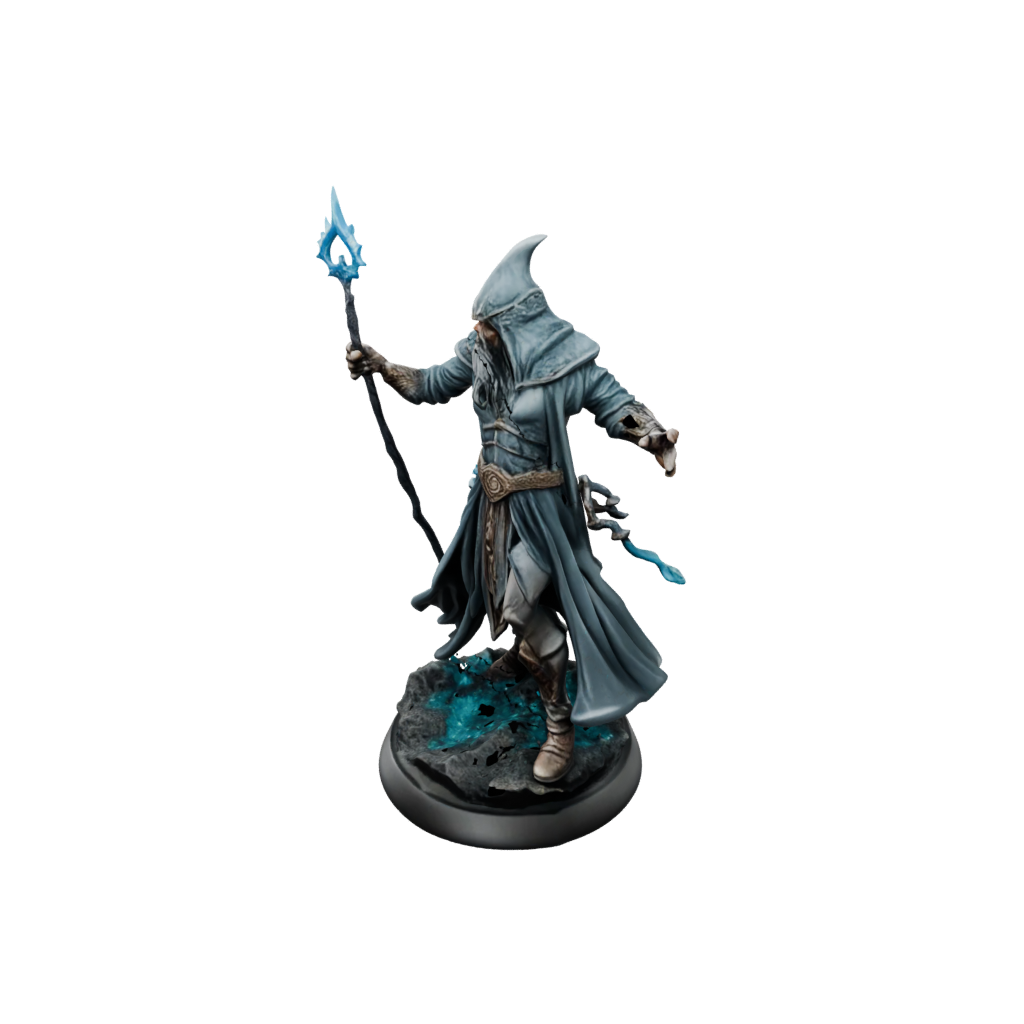 Galaxy Battle Wizard With Staff