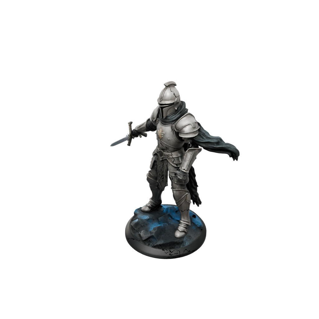 Galaxy Knight In Full Plate Armor