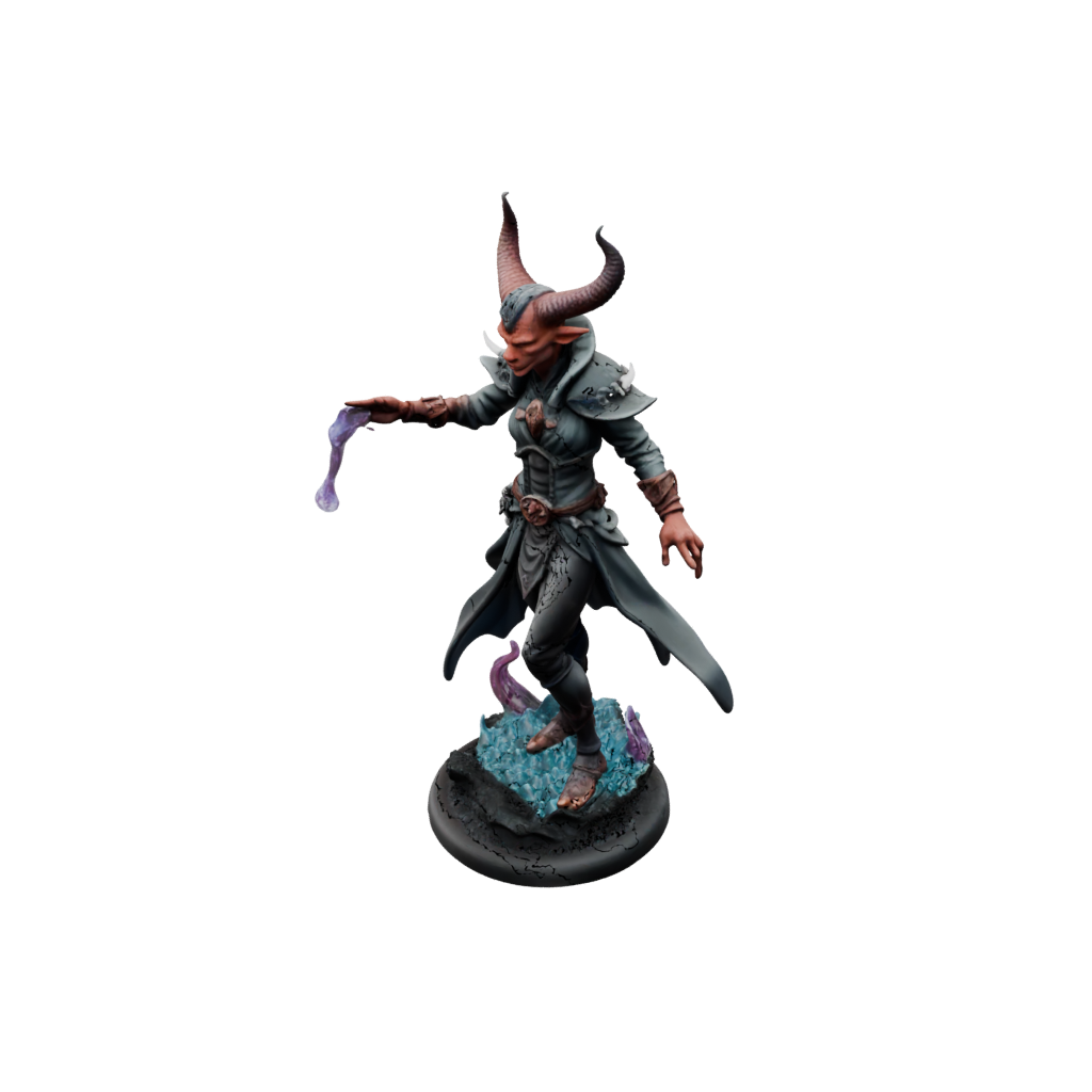 Galaxy Tiefling Warlock