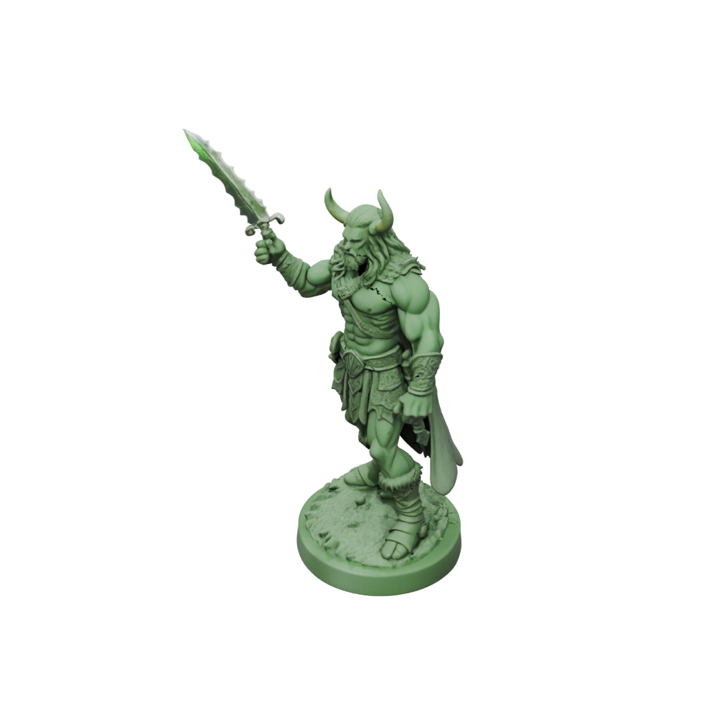 Glow Barbarian With Greatsword