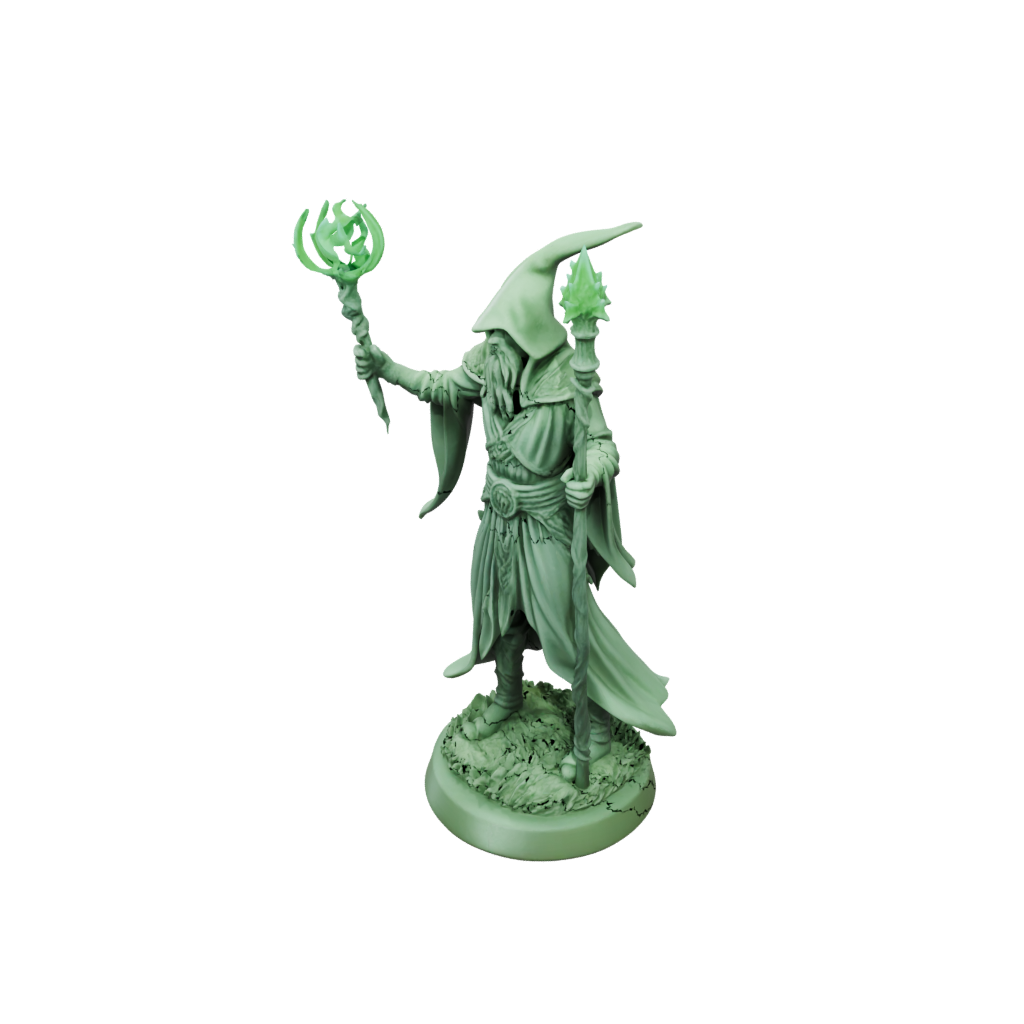 Glow Battle Wizard With Staff