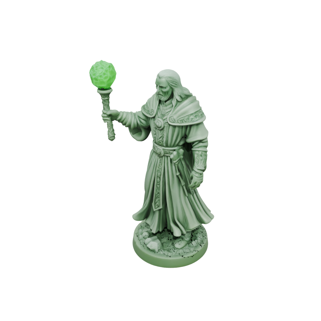 Glow Cleric Priest With Mace