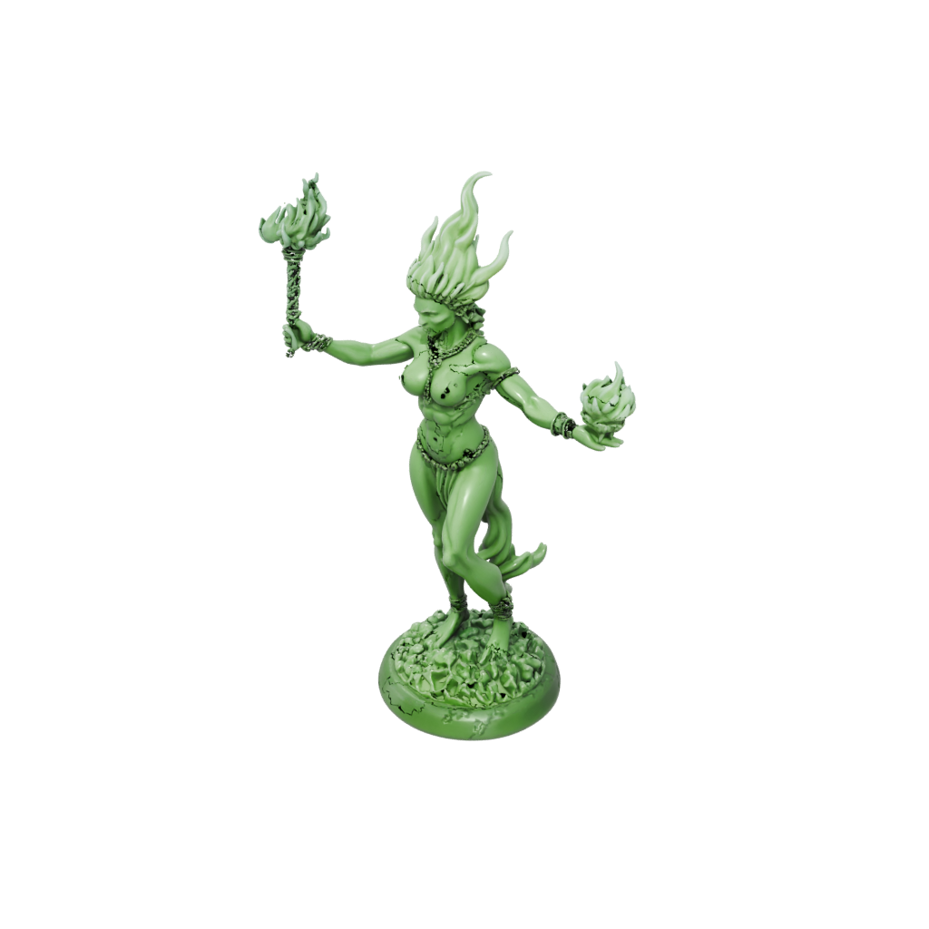 Glow Fire Genie Efreet