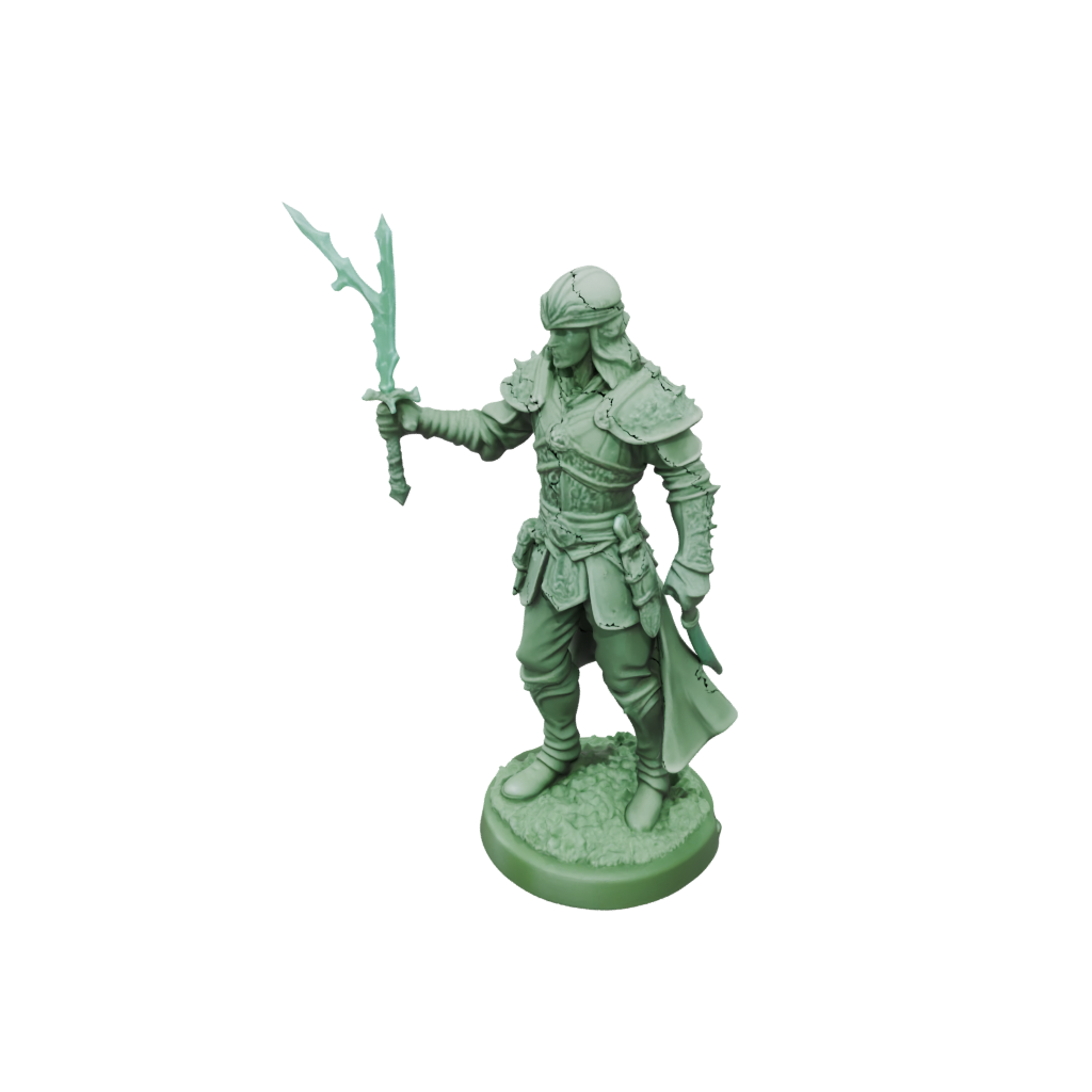 Glow Human Swordmaster