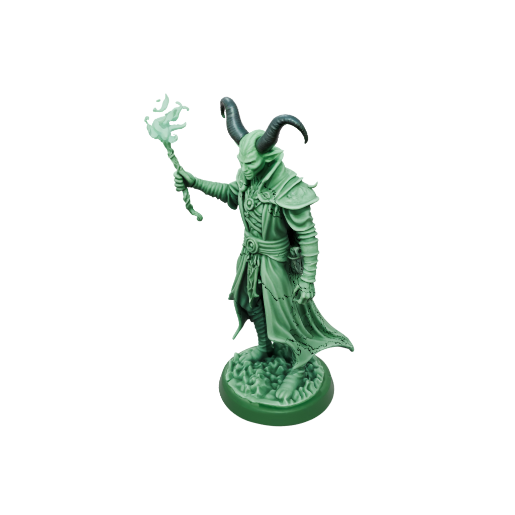 Glow Tiefling Warlock