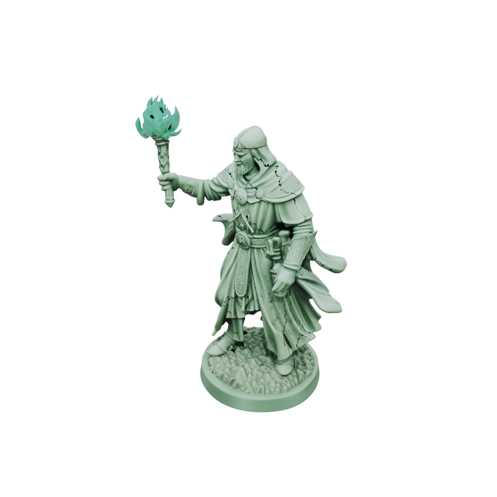 Glow Cleric Priest With Mace
