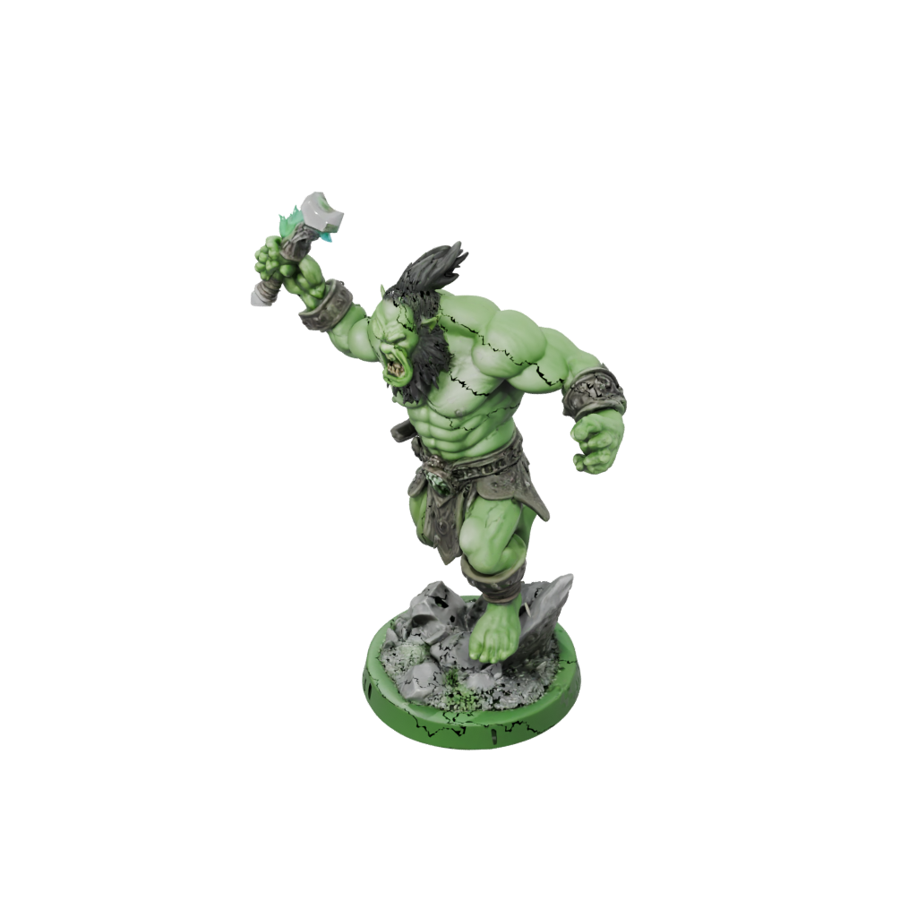 Glow Half-Orc Berserker