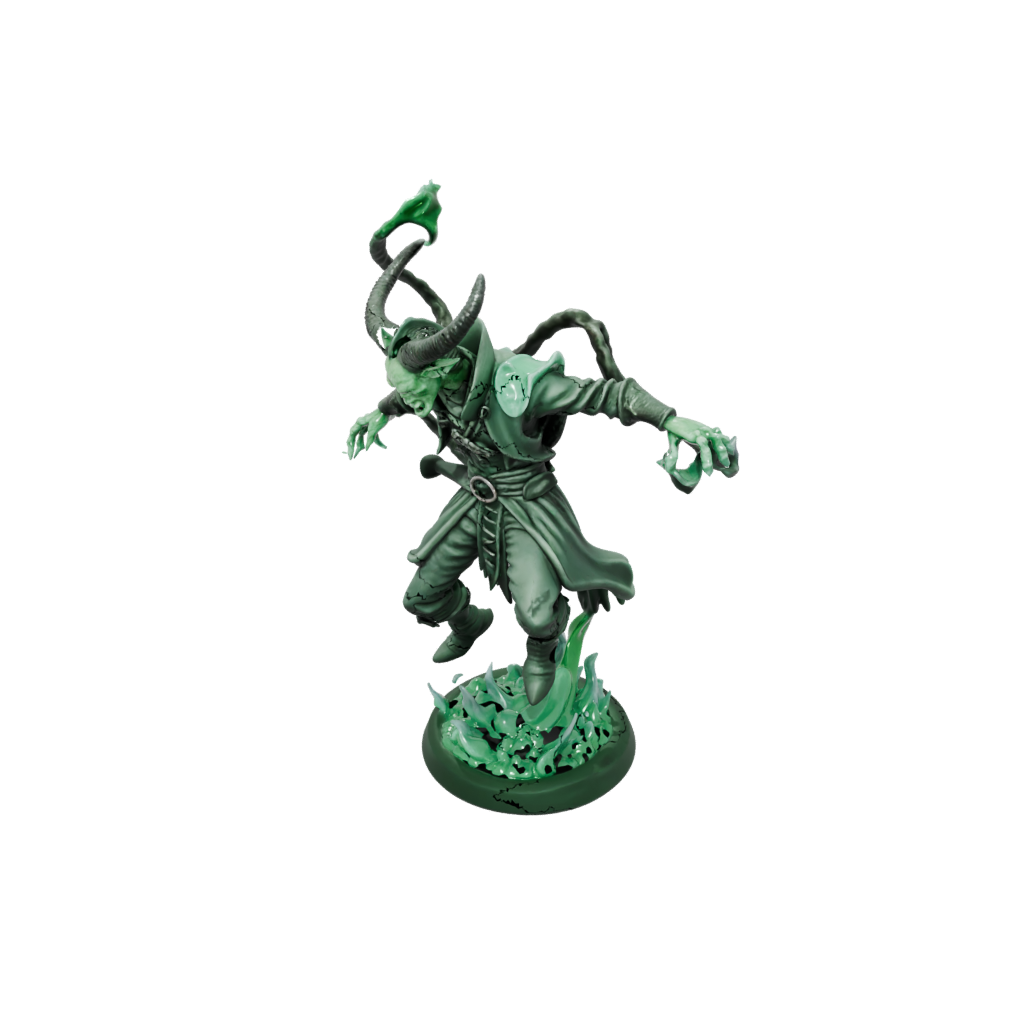 Glow Tiefling Warlock