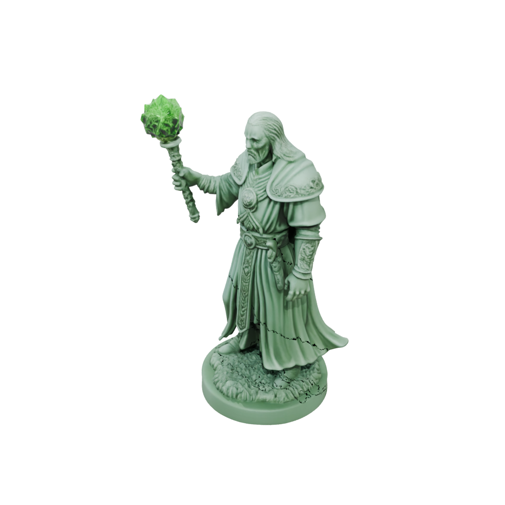 Glow Cleric Priest With Mace