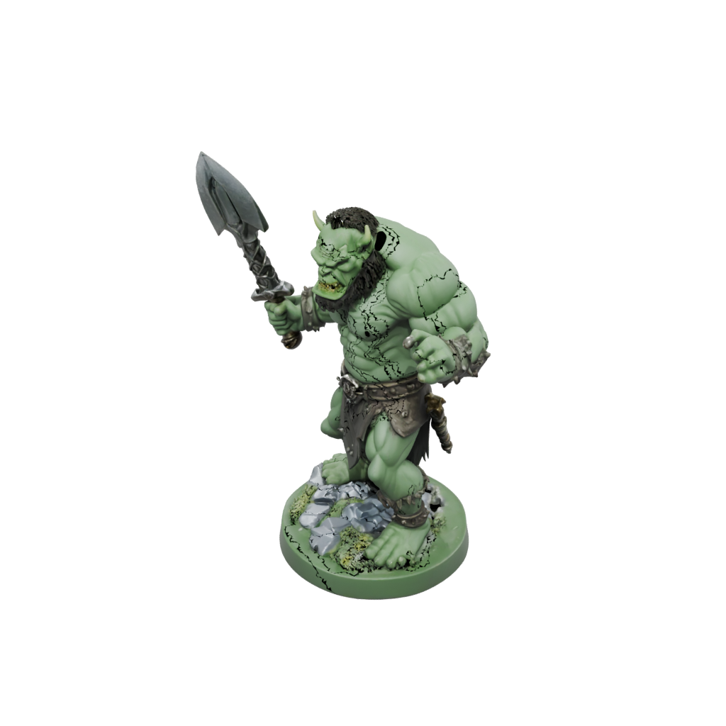 Glow Orc Brute With Cleaver