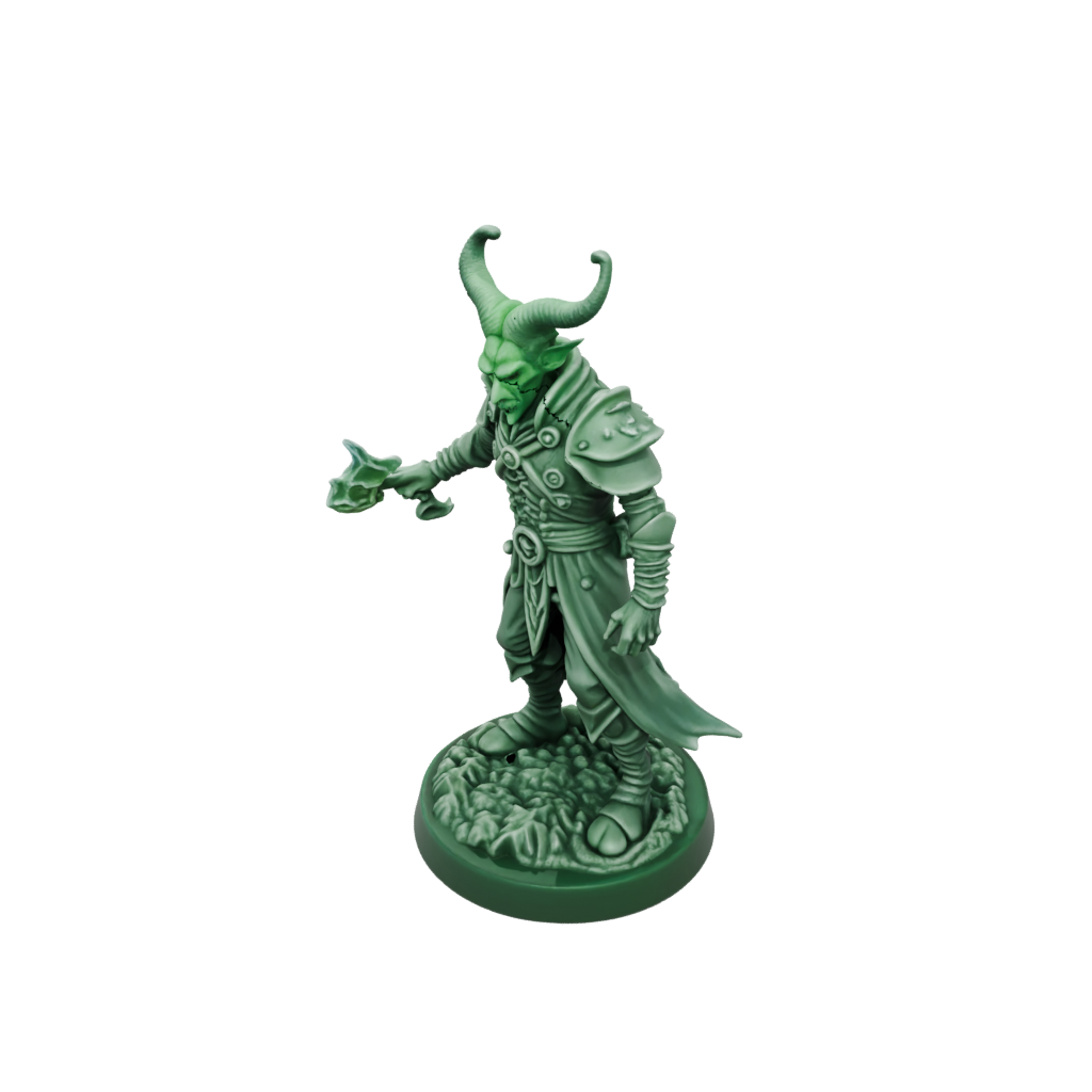 Glow Tiefling Warlock