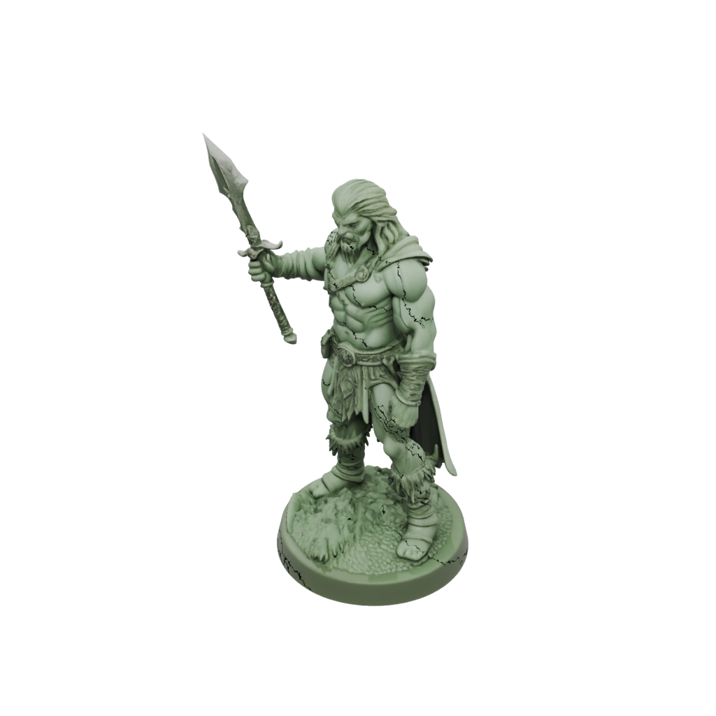 Glow Barbarian With Greatsword