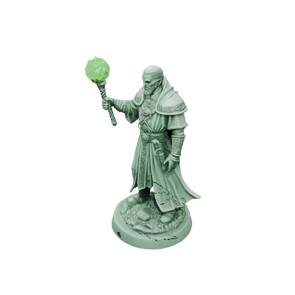 Glow Cleric Priest With Mace