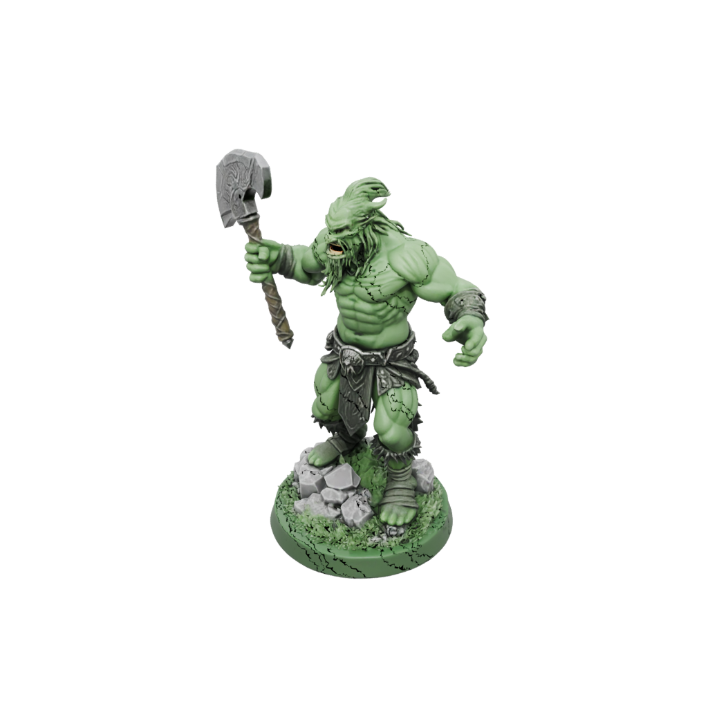 Glow Half-Orc Berserker