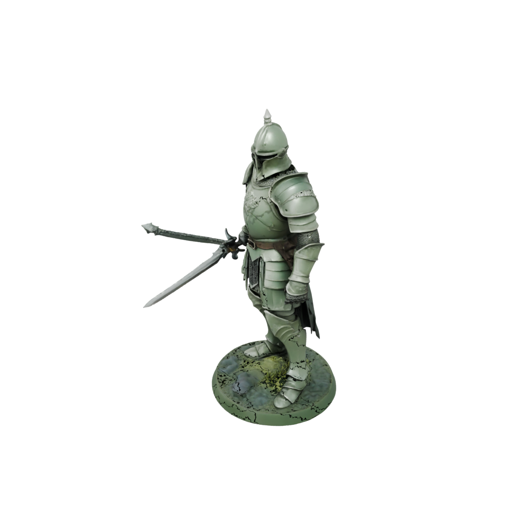 Glow Knight In Full Plate Armor