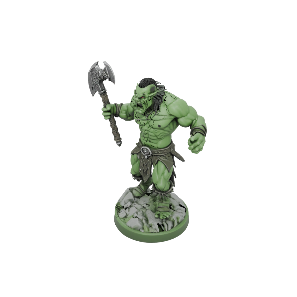 Glow Half-Orc Berserker