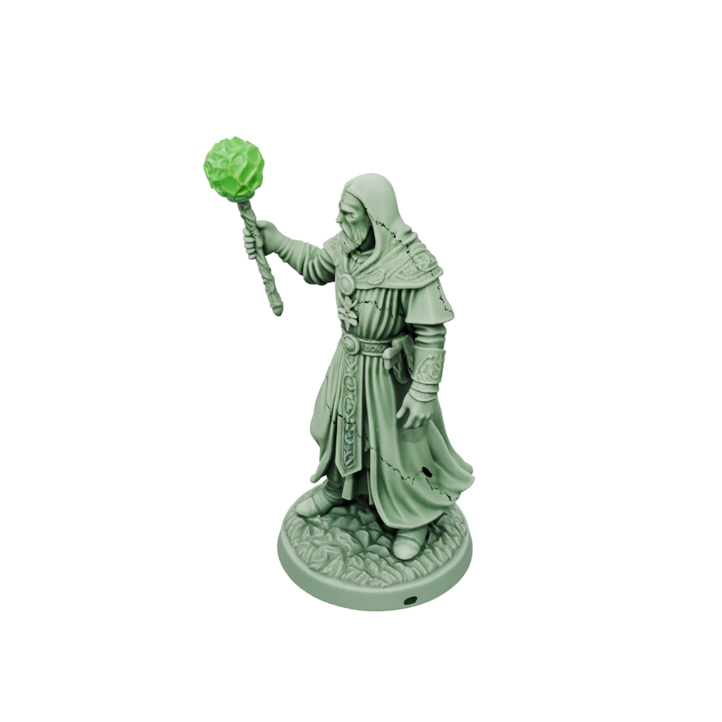 Glow Cleric Priest With Mace