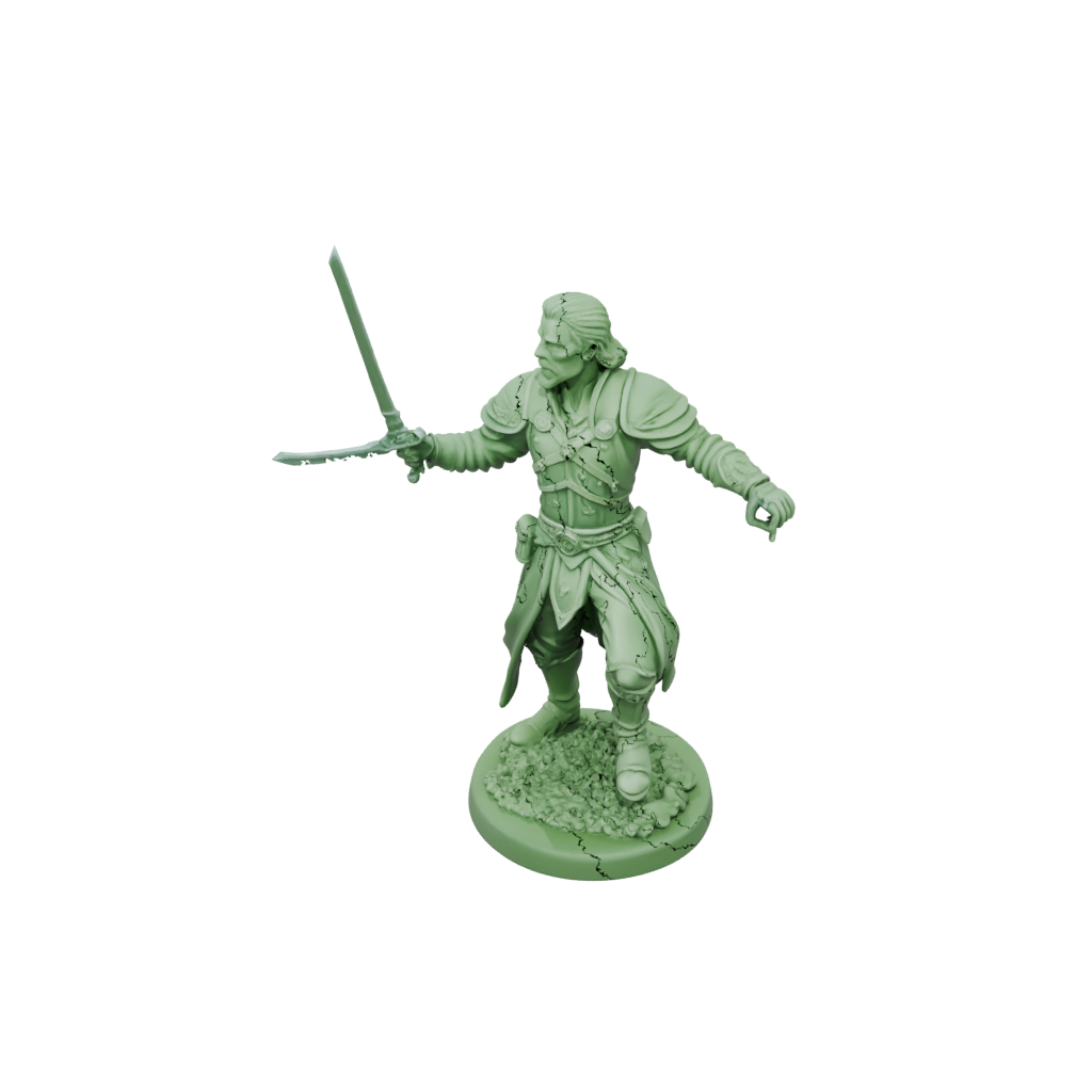 Glow Human Swordmaster