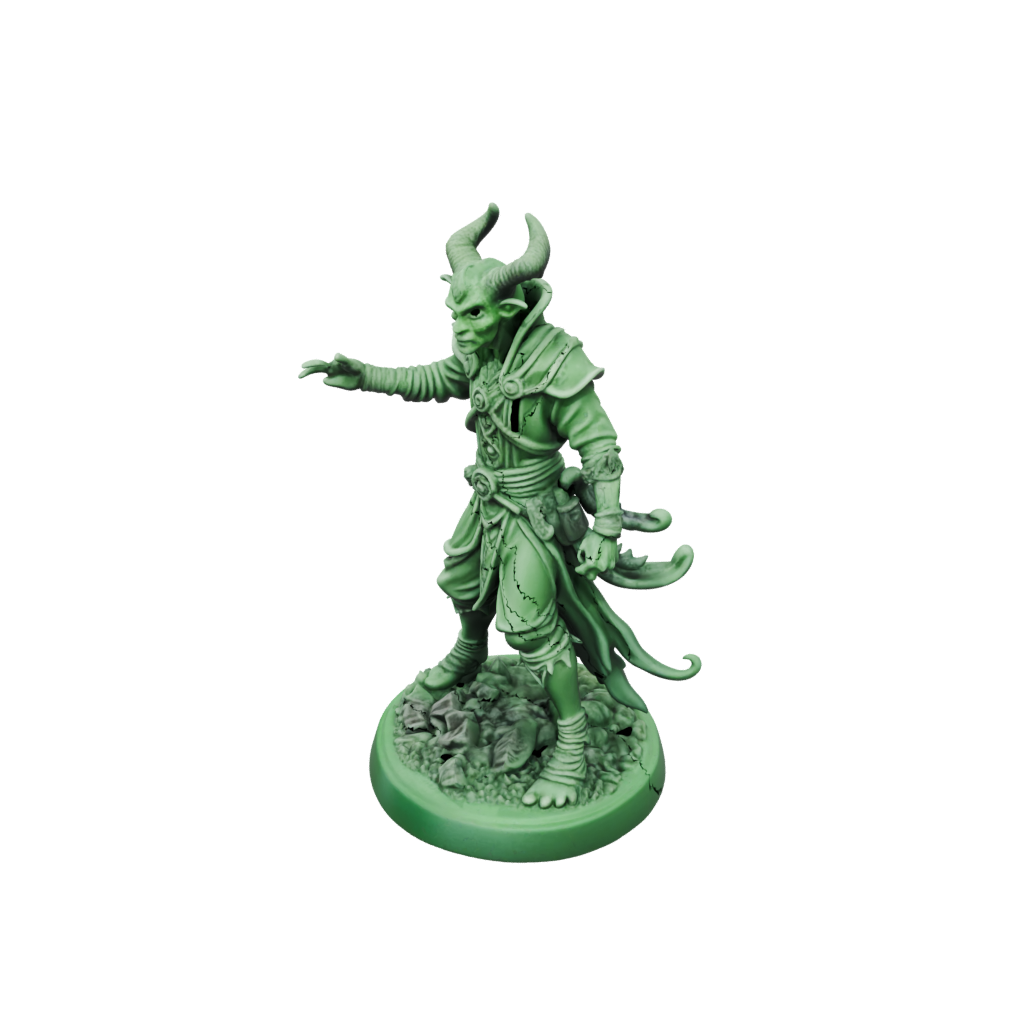 Glow Tiefling Warlock