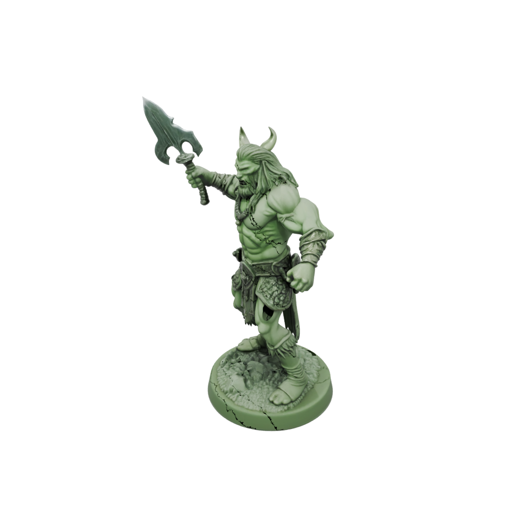 Glow Barbarian With Greatsword