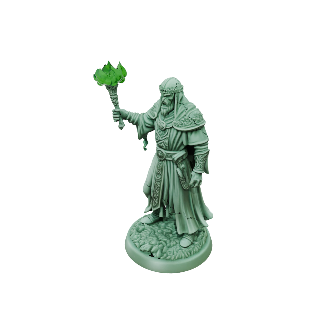 Glow Cleric Priest With Mace