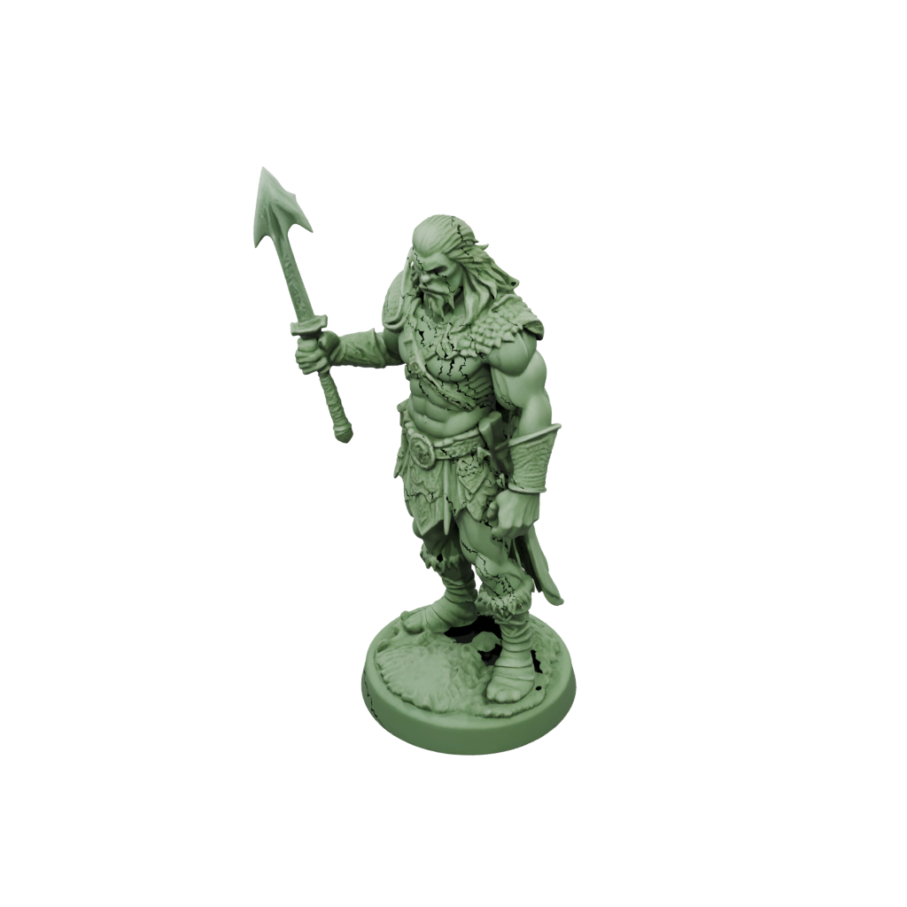Glow Barbarian With Greatsword