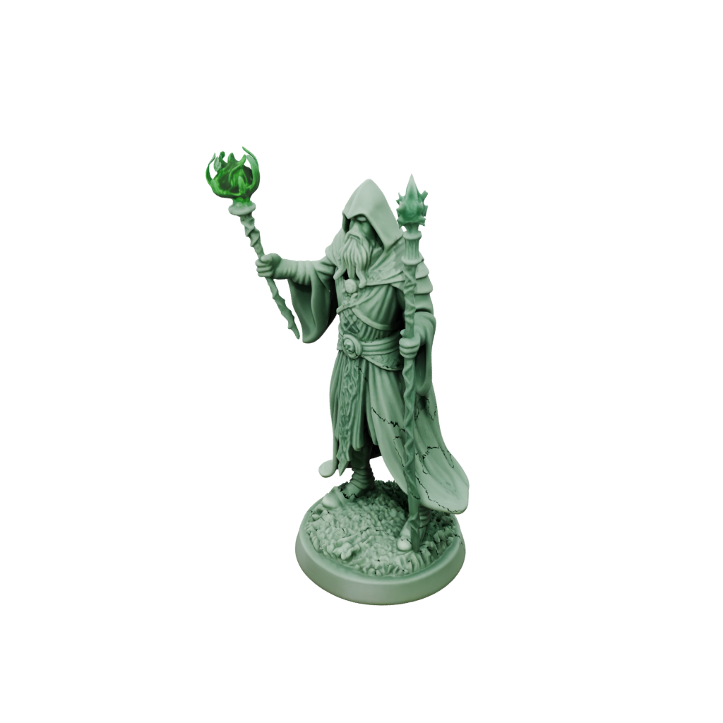 Glow Battle Wizard With Staff