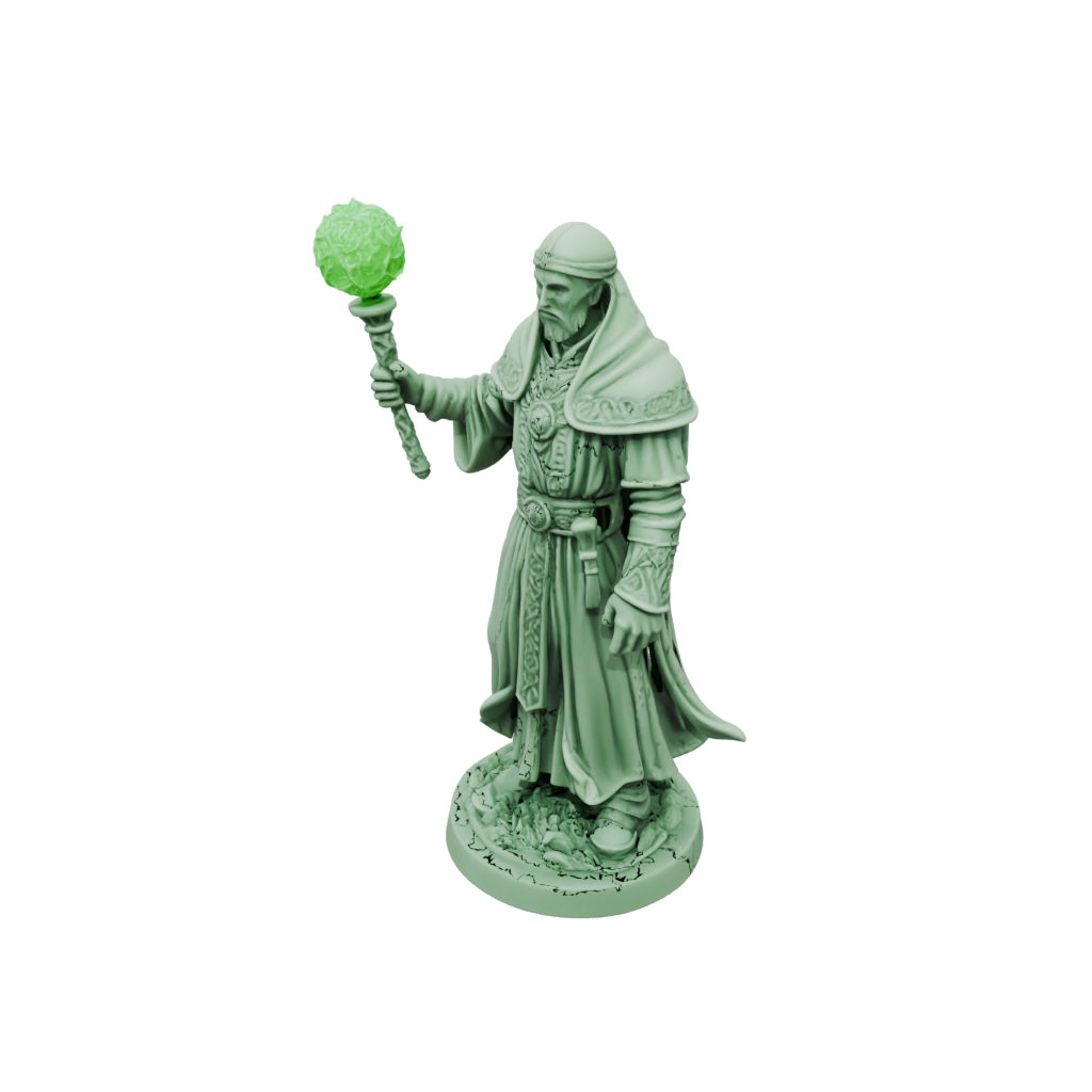 Glow Cleric Priest With Mace