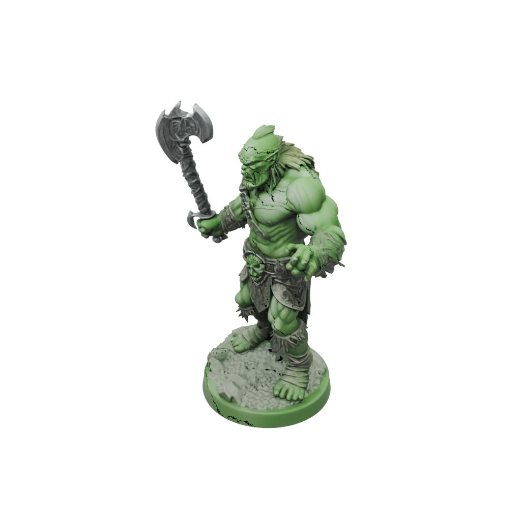 Glow Half-Orc Berserker