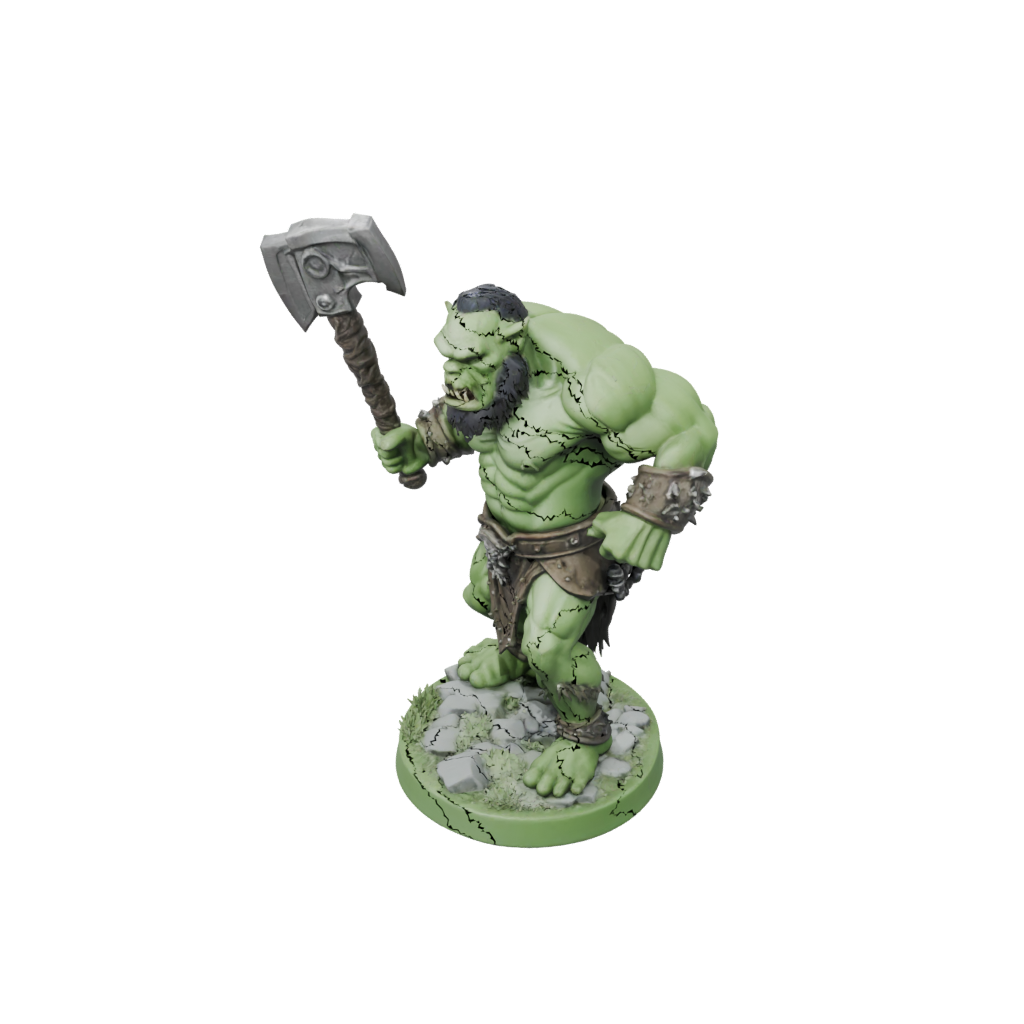 Glow Orc Brute With Cleaver