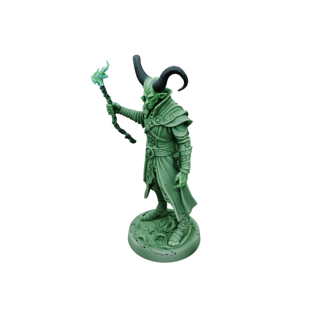 Glow Tiefling Warlock