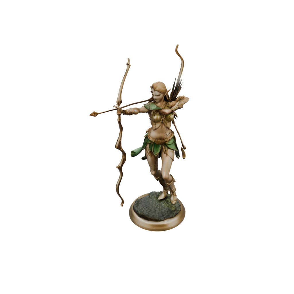 Gold Elven Ranger Archer