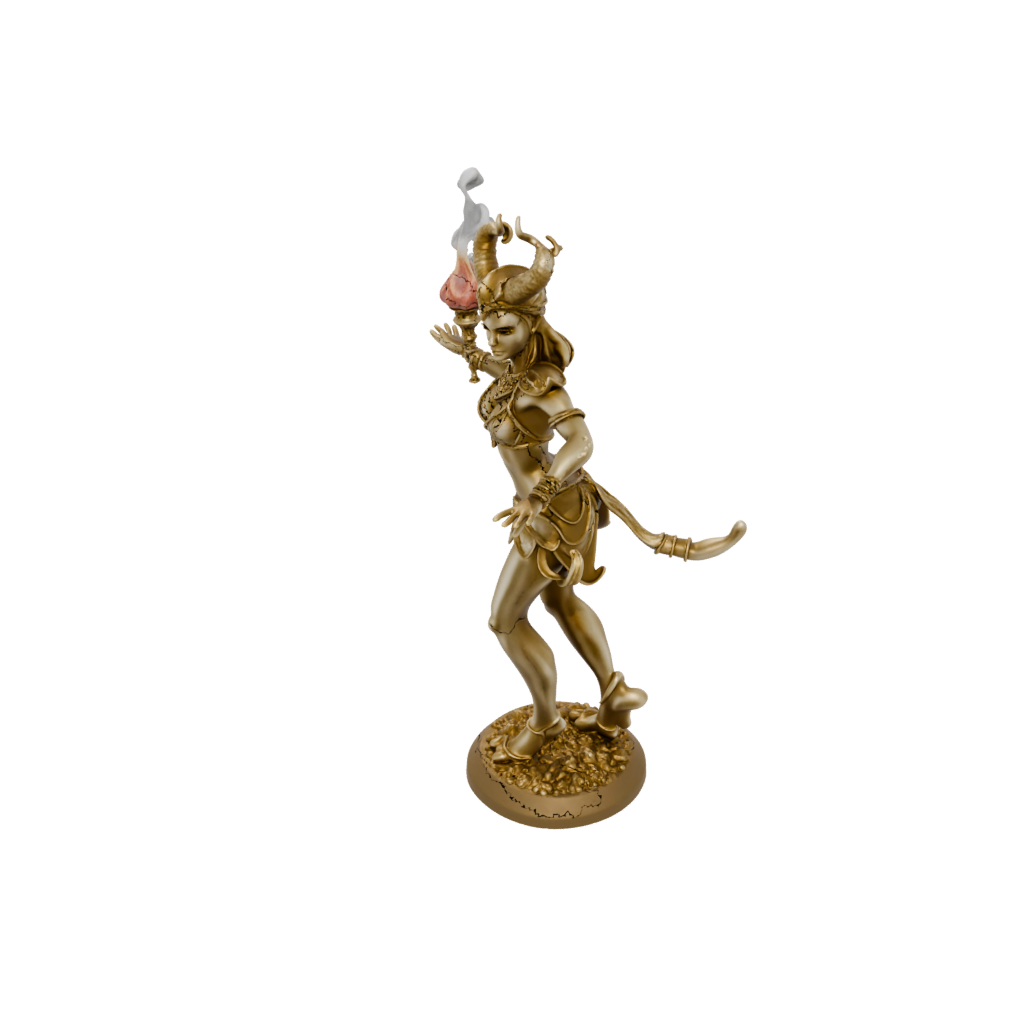 Gold Fire Genie Efreet