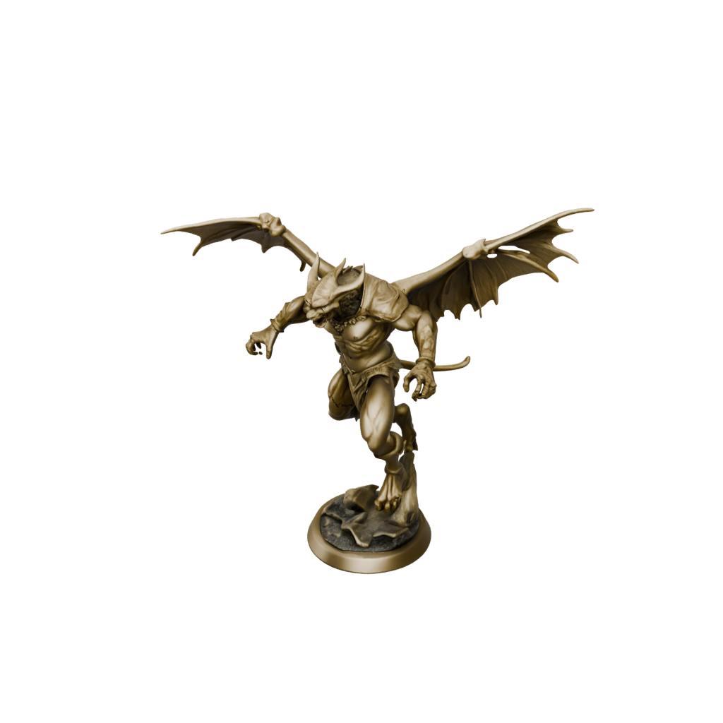 Gold Gargoyle Sentinel