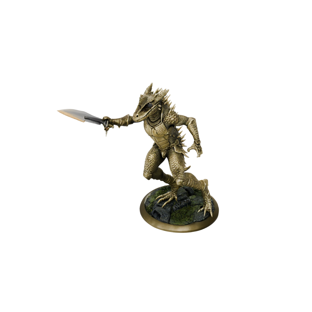 Gold Lizardfolk Hunter