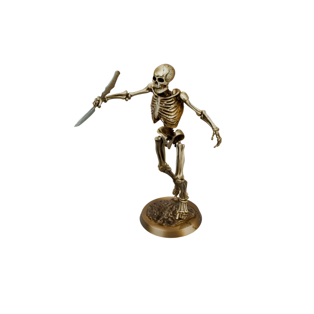 Gold Skeleton Warrior