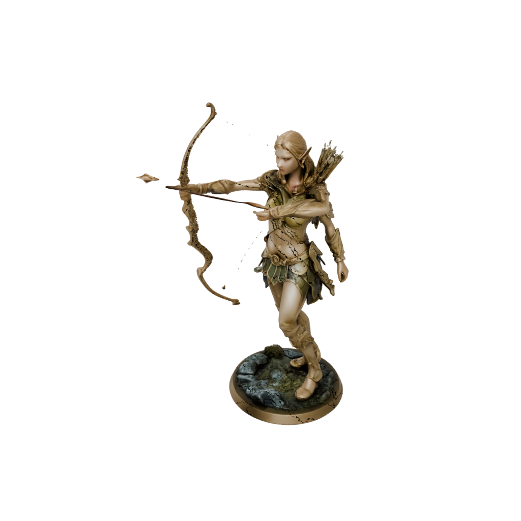 Gold Elven Ranger Archer