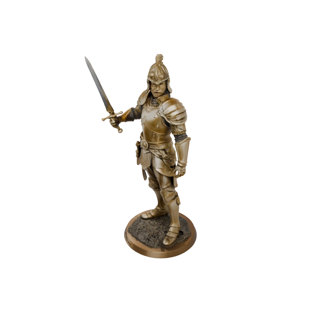 Gold Human Swordmaster