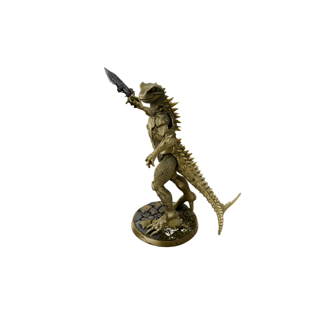 Gold Lizardfolk Hunter
