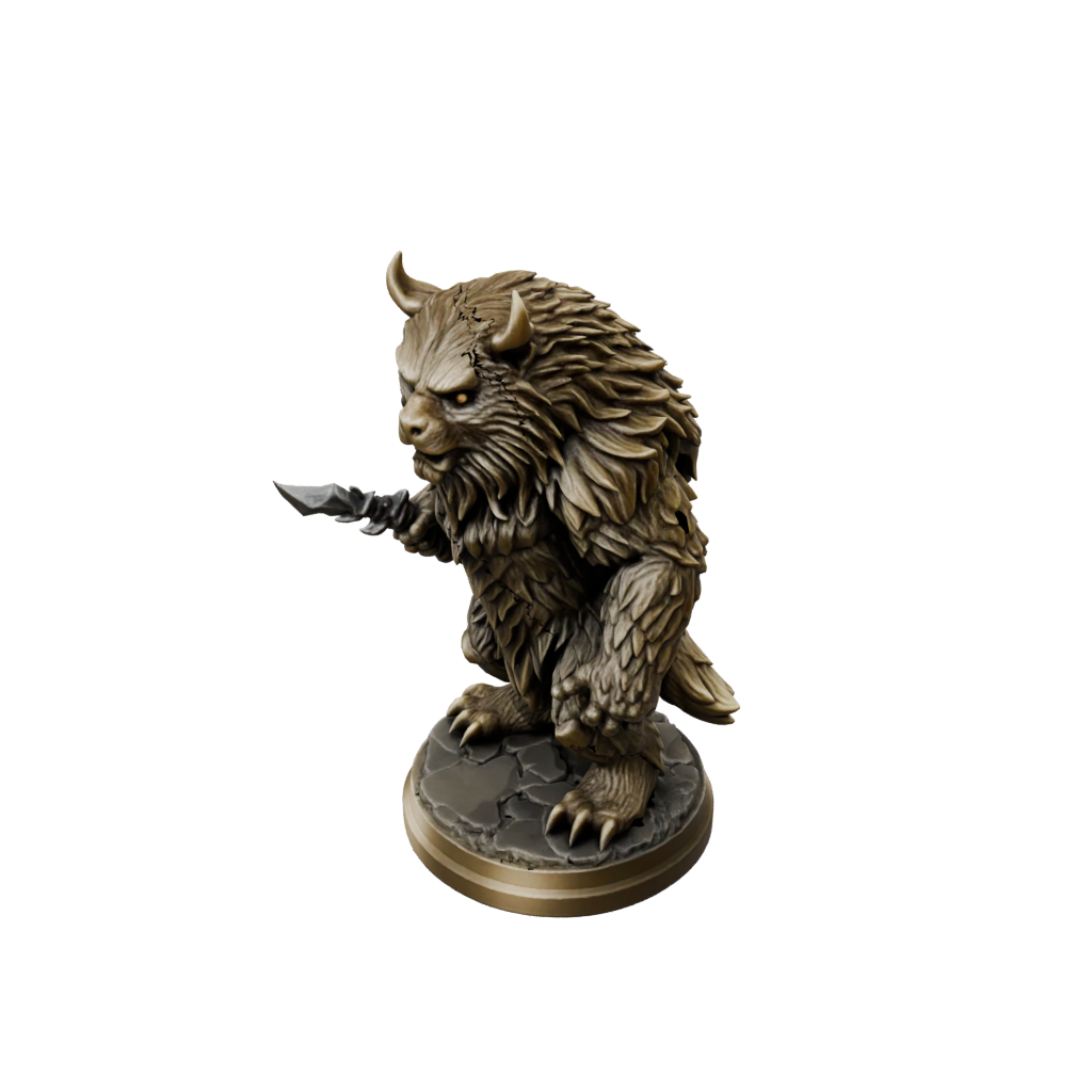 Gold Owlbear Beast