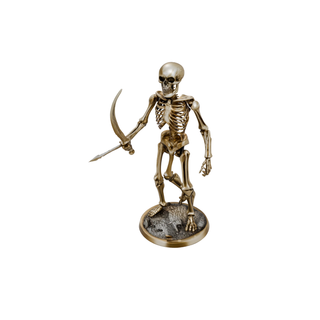 Gold Skeleton Warrior
