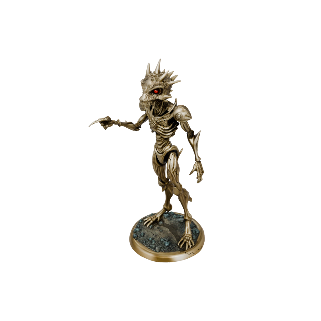 Gold Beholder-Style Floating Eye Tyrant