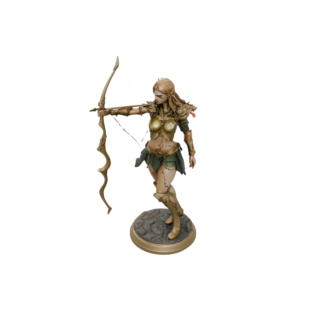 Gold Elven Ranger Archer
