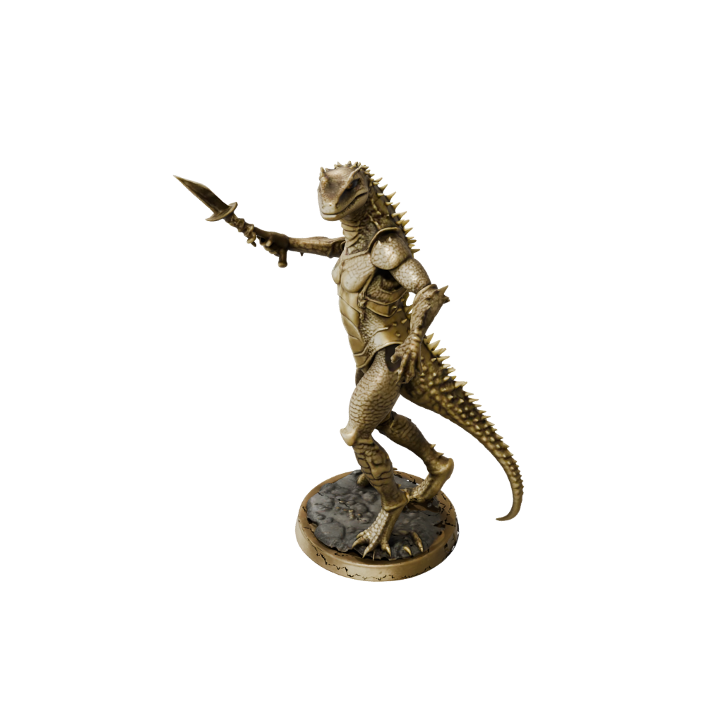 Gold Lizardfolk Hunter